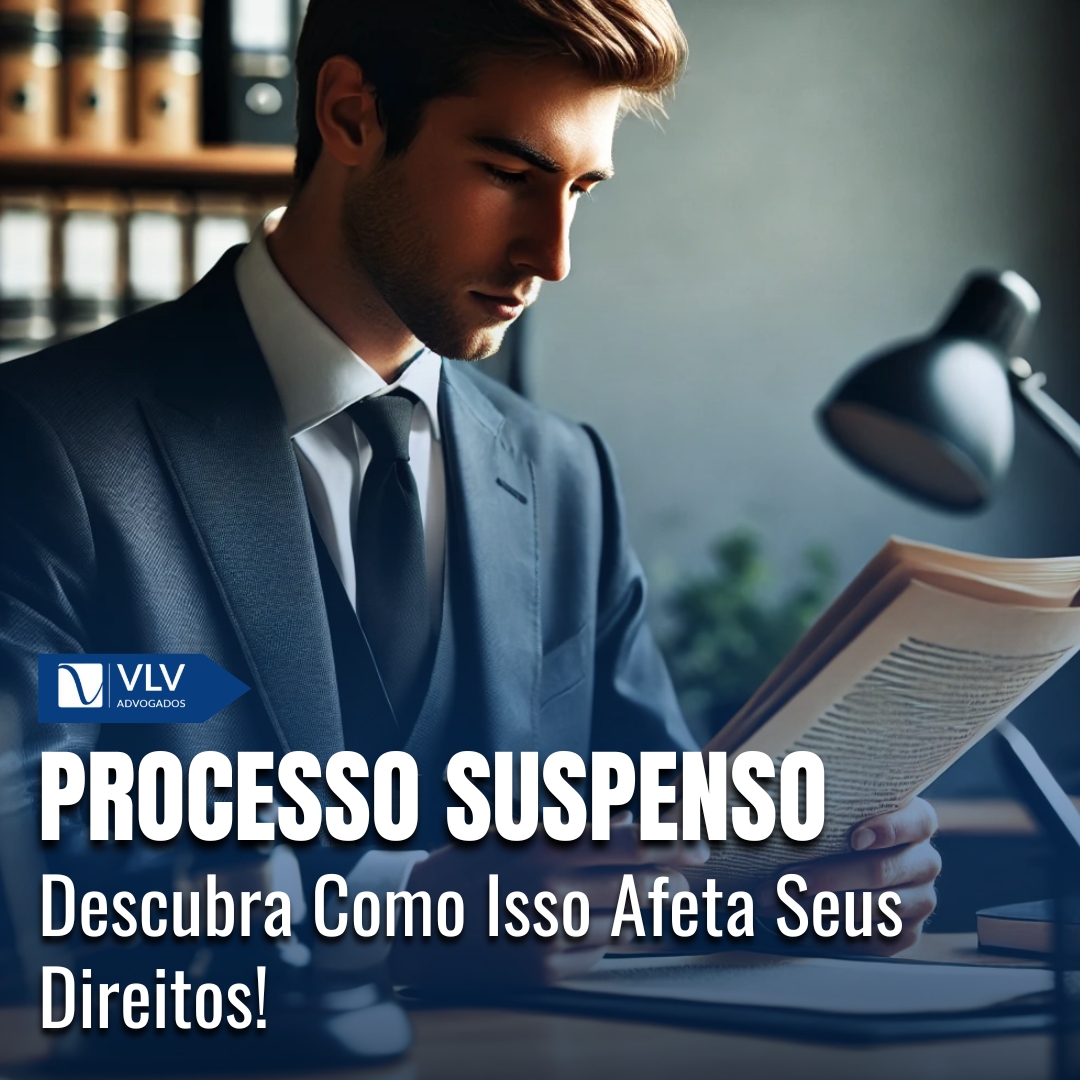 Processo suspenso ou sobrestado por decisão judicial